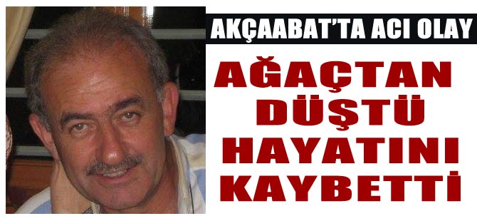 Akçaabat'ta Acı Olay