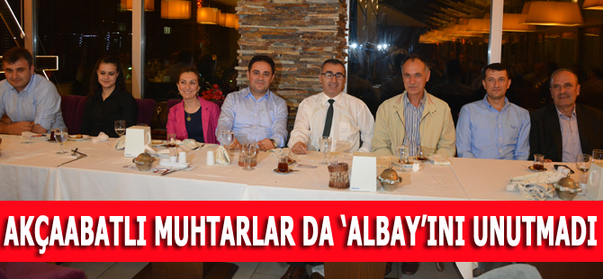 Akçaabatlı Muhtarlar Albayını unutmadı
