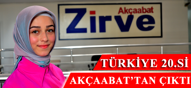LYS’de Türkiye 20.si Akçaabat’tan çıktı.