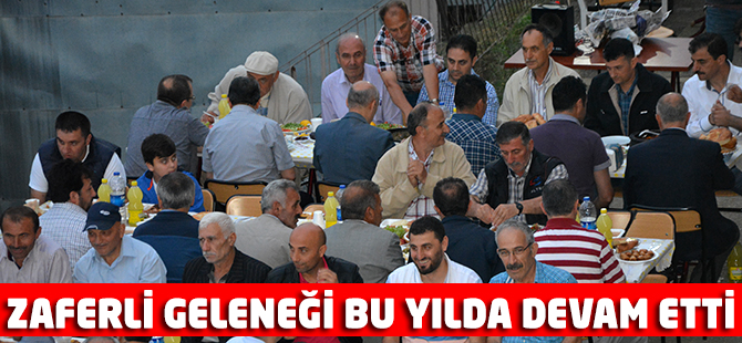 Zaferli’de gelenek devam etti