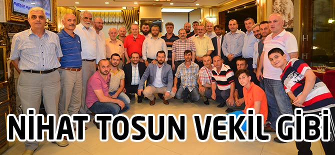 Nihat Tosun milletvekili gibi sahalarda