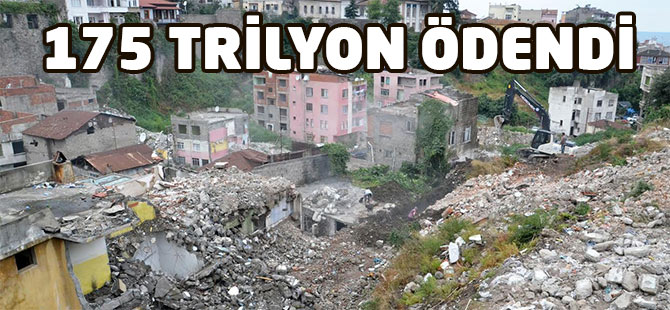 174 milyon 694 bin TL ödendi.