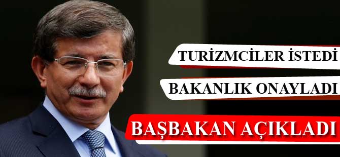 Başbakan açıkladı
