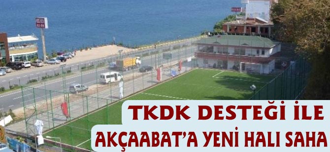 Akçaabat'a Yeni Halı saha