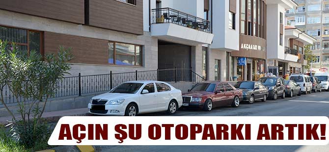 Açın şu otoparkı