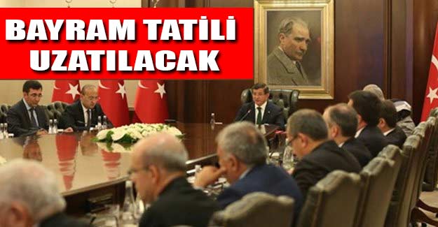 Bayram Tatili Uzatılacak