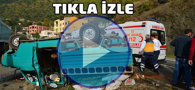 Düzköy Yolunda Kaza 6 Yaralı