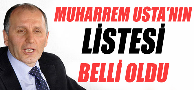 Muharrem Usta'nın Listesi