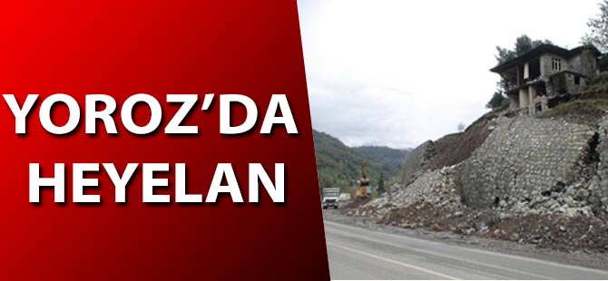 Yoroz'da Heyelan