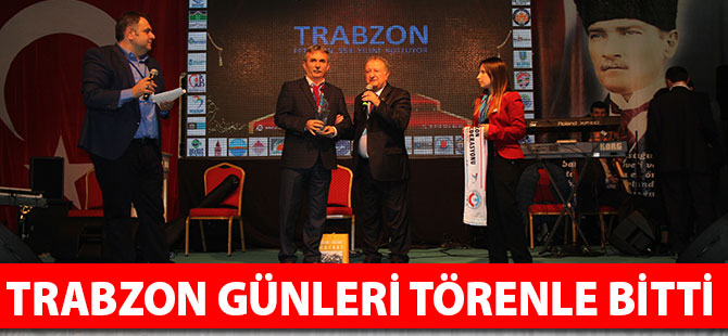 Trabzon Günleri Törenle Bitti