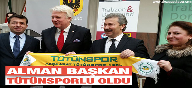 Alman Başkan Tütünsporlu Oldu