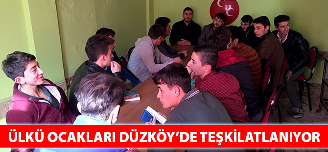 Akçaabat Ülkü Ocakları Düzköy'de teşkilatlanıyor