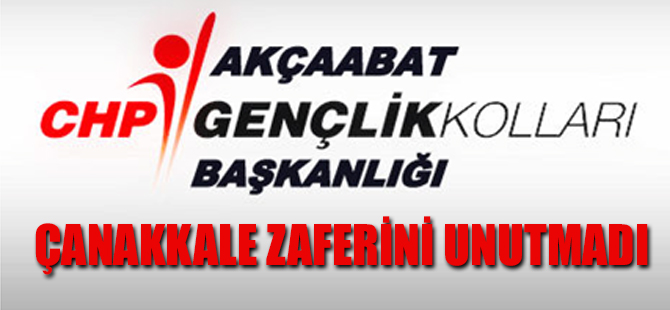 CHPli Gençler Çanakkale'yi Unutmadı