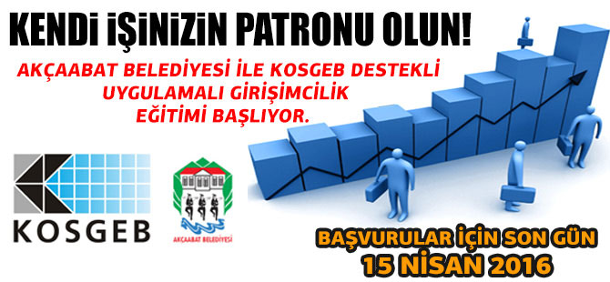 Uygulamalı Girişimcilik Eğitimi Başvuru İlanı