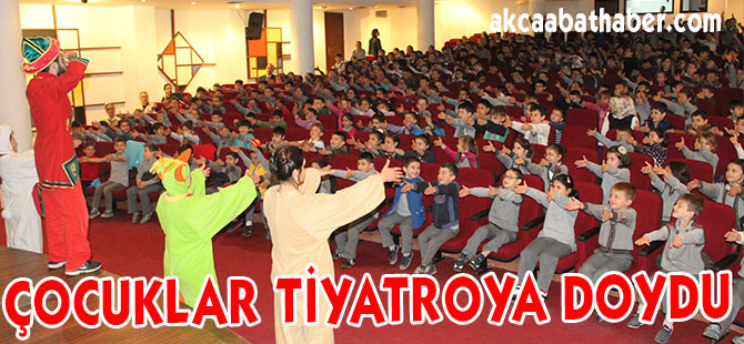Çocuklar Tiyatroya Doydu