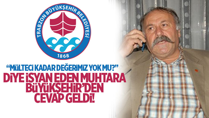 Büyükşehir'den Cevap Geldi!