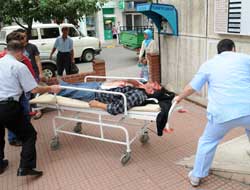 Adacık'ta Kaza 2 Yaralı