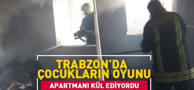 Akçaabat'ta Yangın