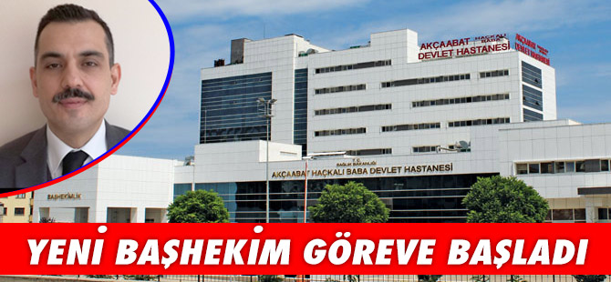 Yeni Başhekim Göreve Başladı
