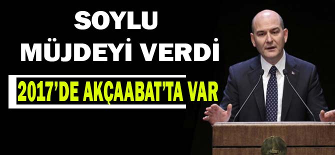Soylu Akçaabat Müjdesini Verdi