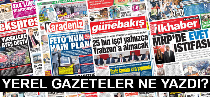 Günün Gazete Manşetleri