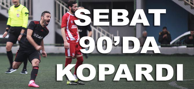 Sebatspor 90'da Kopardı