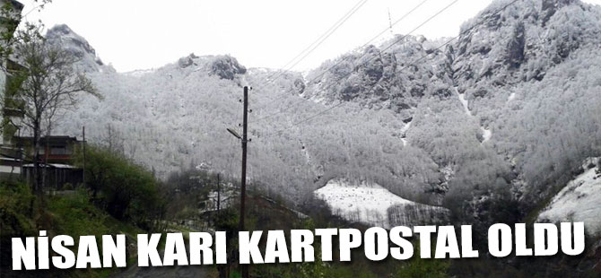 Nisan Karı Kartpostal Gibi