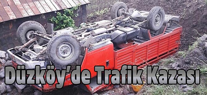 Düzköy'de Kaza