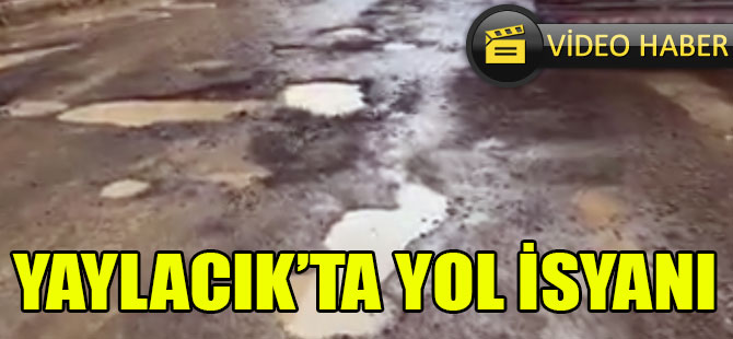 Yaylacık'ta Yol İsyanı