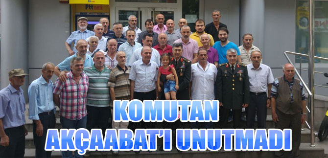 Paşa'dan Akçaabat'a Sevgi