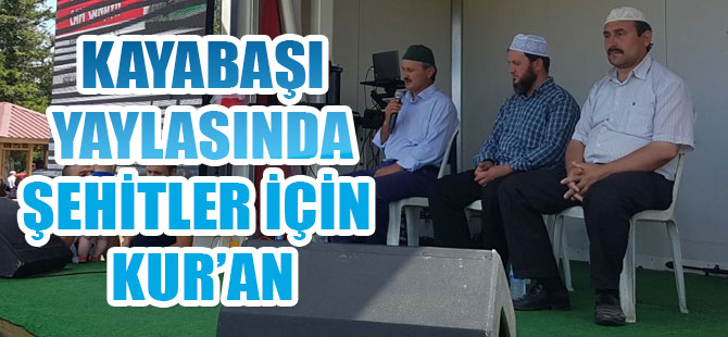 Karaabadal Şenliği Kur'an ile Yapıldı