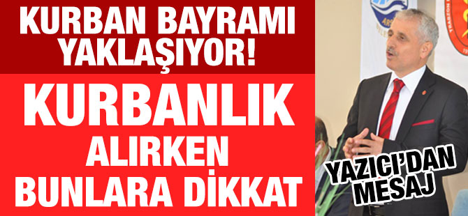 Kurbanlık Alırken Bunlara Dikkat