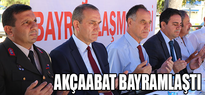 Akçaabat Bayramlaştı