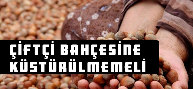 Çiftçi Bahçesine Küstürülmemeli