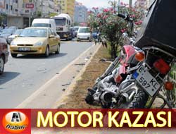 Motorsiklet Kazası, 2 yaralı