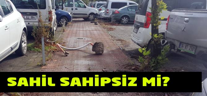 Sahilde Çirkin Görüntüler