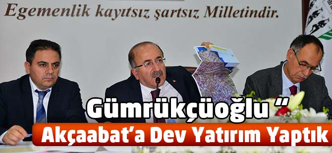 Başkan Gümrükçüoğlu Rakamlarla Konuştu