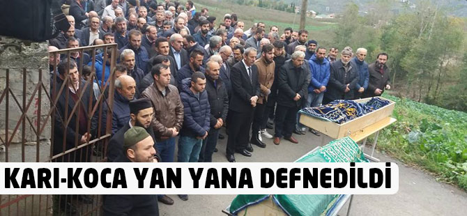 Karı Koca Yan Yana Defnedildi
