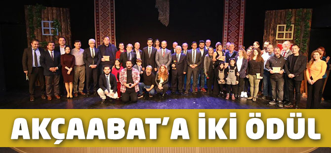 Akçaabat Belediye Tiyatrosu'na 2 Ödül Birden