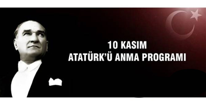10 Kasım Anma Töreni Yapılacak