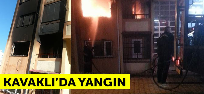 Kavaklı'da Yangın