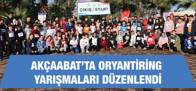 Oryantiring Yarışmaları Akçaabat'ta Yapıldı