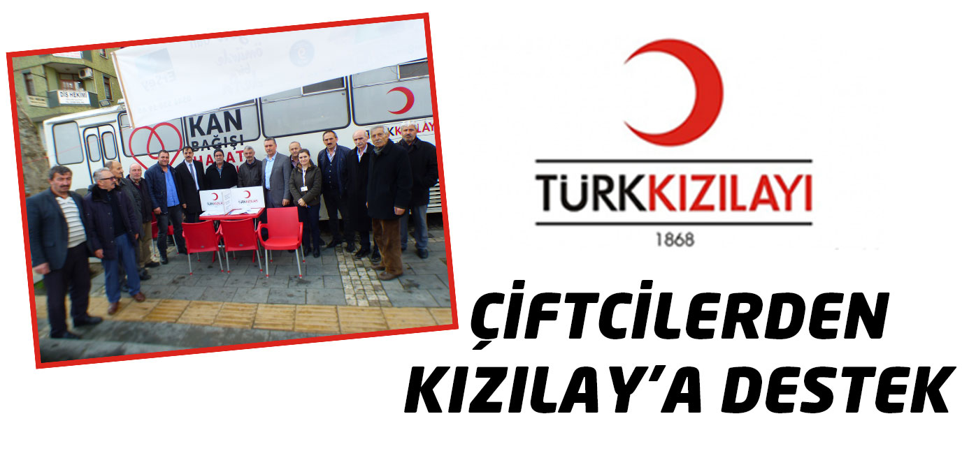 Çiftcilerden Kızılay'a Destek