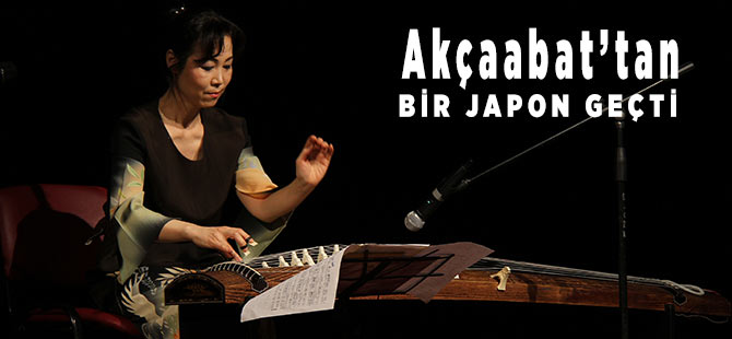 Akçaabat'ta  Japon Rüzgarı Esti