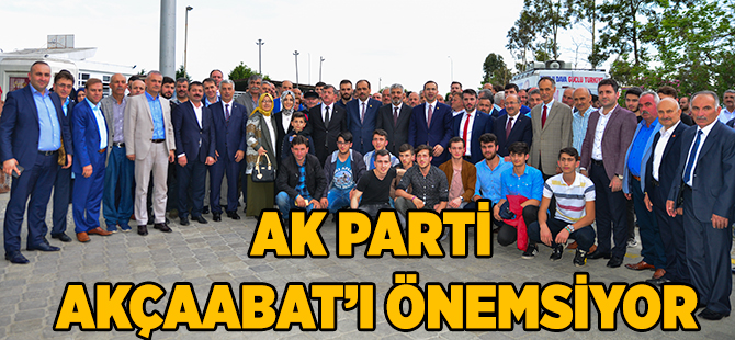 AK Parti'den Akçaabat'a Çıkarma