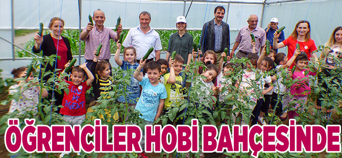 Öğrenciler Hobi Bahçesinde
