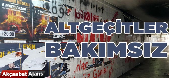 Alt Geçit Korku Tüneli Gibi
