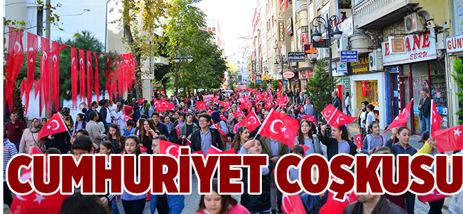 Akçaabat'ta Cumhuriyet Coşkusu