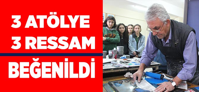 3 Atölye, 3 Ressam