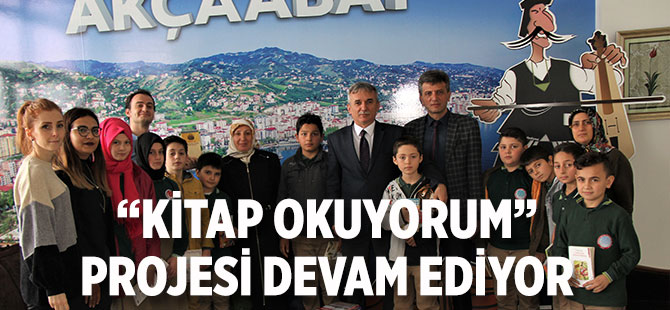 "Kitap Okuyorum" Projesi Devam Ediyor